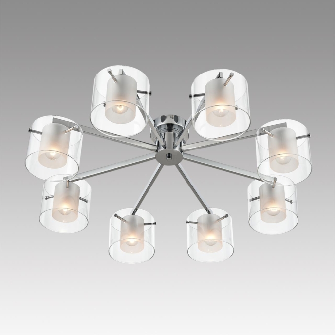 Люстра потолочная E14 8*40W 220V VERDI MODERNI LN26 135 LUMION 8261/8C, фото на цветном фоне 1 Люстра потолочная E14 8*40W 220V VERDI MODERNI LN26 135 LUMION 8261/8C, фото на цветном фоне 1
