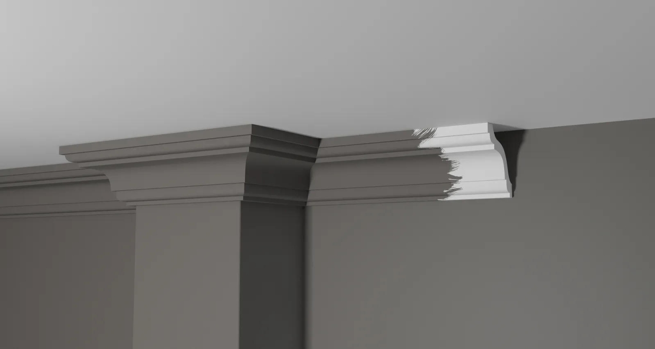 Карниз Decor-Dizayn DD44, 76x73x2000 мм