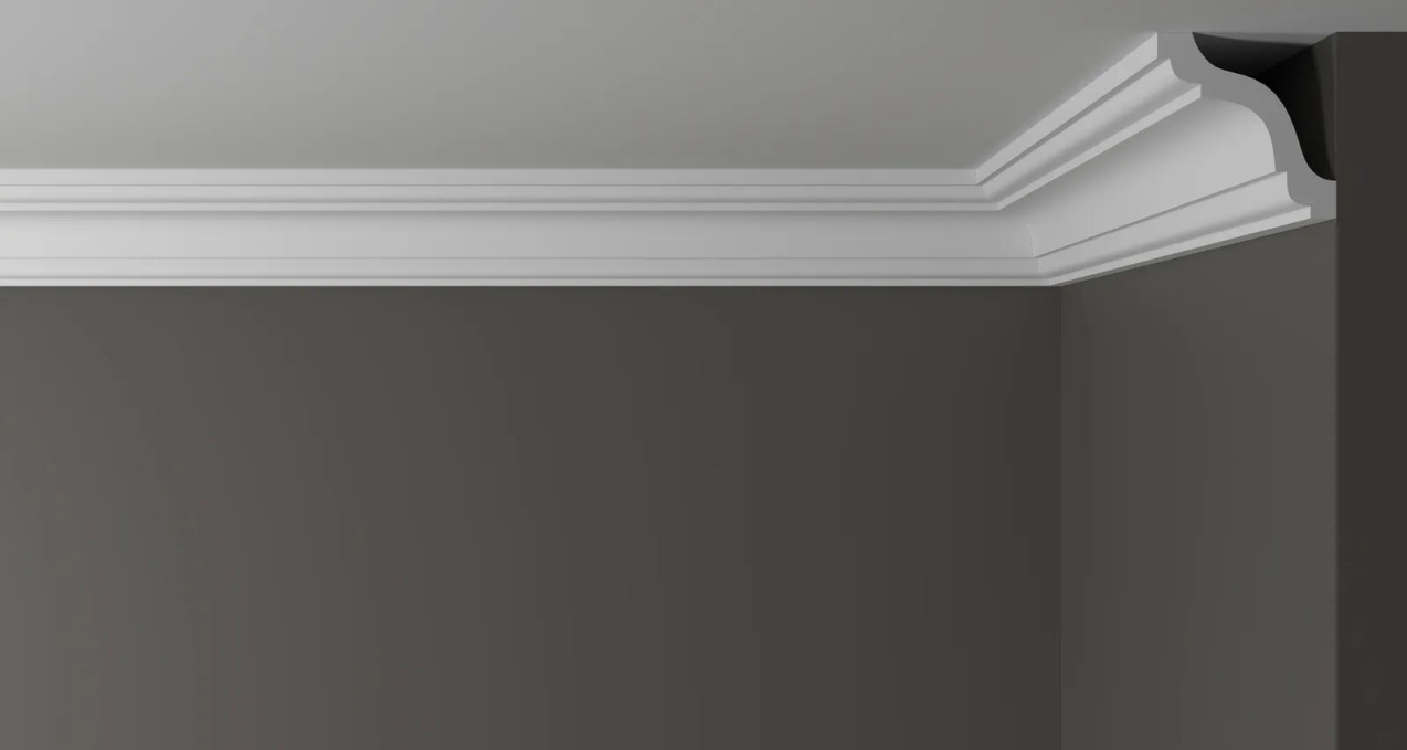 Карниз Decor-Dizayn DD44, 76x73x2000 мм
