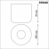 Светильник накладной влагозащищённый IP44 LED 10W 220-240V 3000K 650Лм LISSE OVER NT24 372 NOVOTECH 359440, схема товара