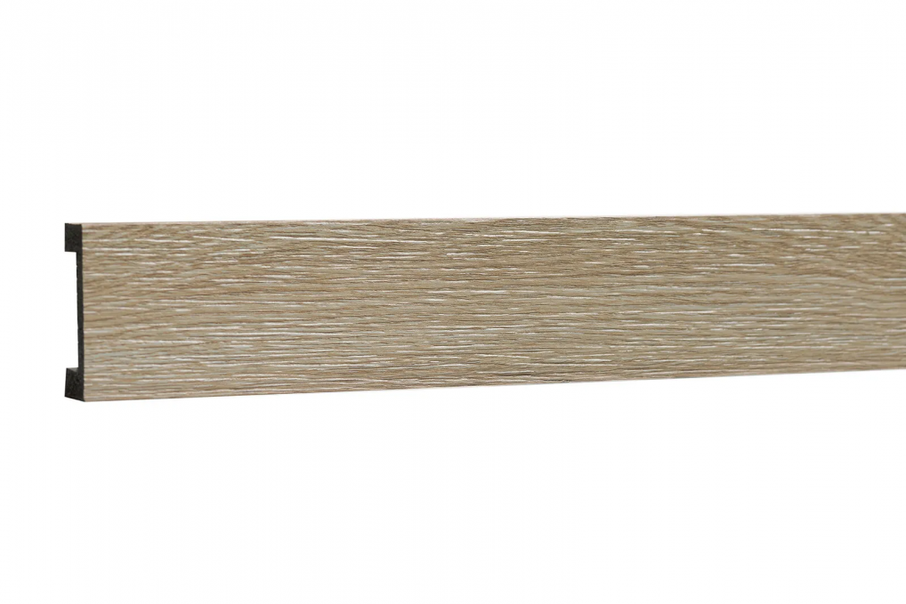 Декоративная рейка Decor-Dizayn 618-65SH, 40x15x3000 мм Декоративная рейка Decor-Dizayn 618-65SH, 40x15x3000 мм