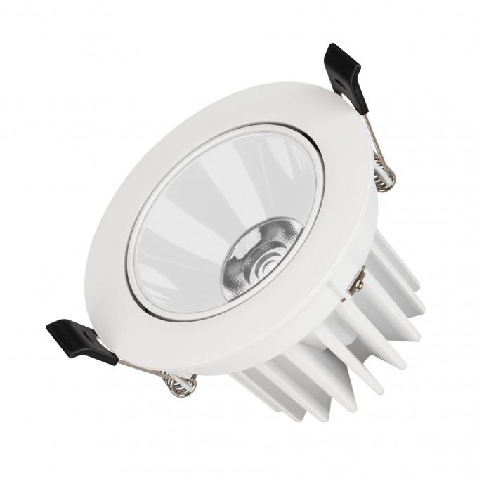 Светильник MS-FORECAST-BUILT-TURN-R102-12W Day4000 (WH-WH, 32 deg, 230V), Arlight, 037098 Светильник MS-FORECAST-BUILT-TURN-R102-12W Day4000 (WH-WH, 32 deg, 230V), Arlight, 037098