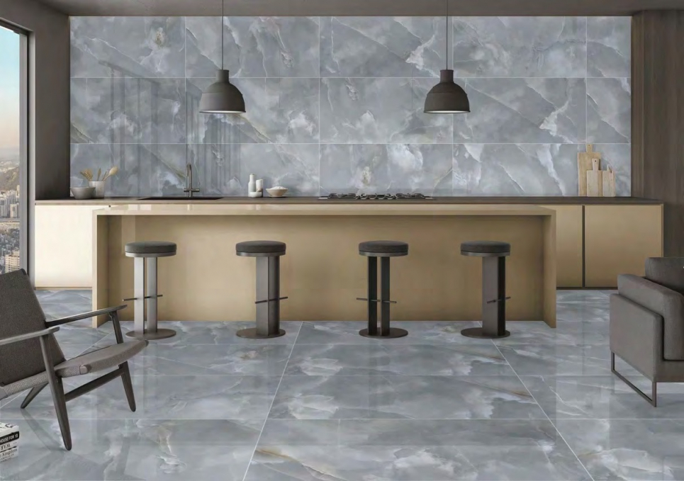 Керамогранит Neodom Onyx Jennifer Grey Polished 60x120, N20522 Керамогранит Neodom Onyx Jennifer Grey Polished 60x120, N20522