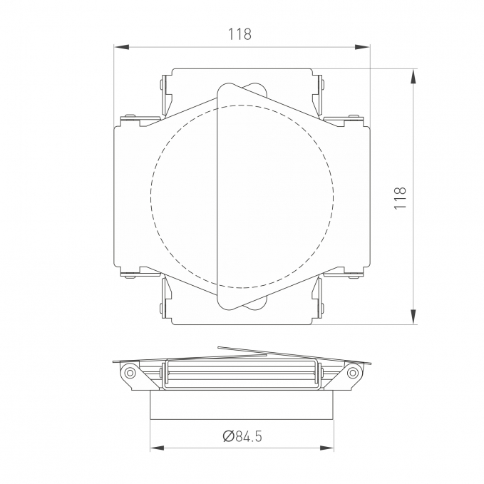 Шторки кашетирующие LGD-BARNDOORS-R85 (WH), Arlight, 046761, изображение 3 Шторки кашетирующие LGD-BARNDOORS-R85 (WH), Arlight, 046761, изображение 3