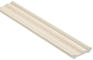 Карниз, плинтус потолочный Decomaster 180-13, 42x42x2400 мм