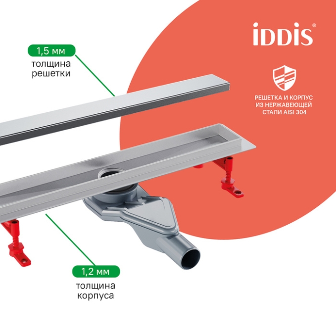 Лоток душевой Iddis Perfex 975B6SB00DZ
