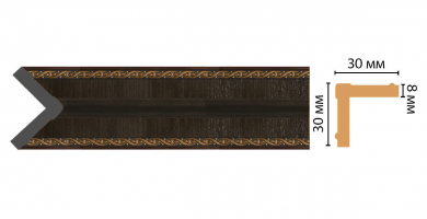Угол Decomaster 116-1 ДМ, 30x30x2400 мм Угол Decomaster 116-1 ДМ, 30x30x2400 мм
