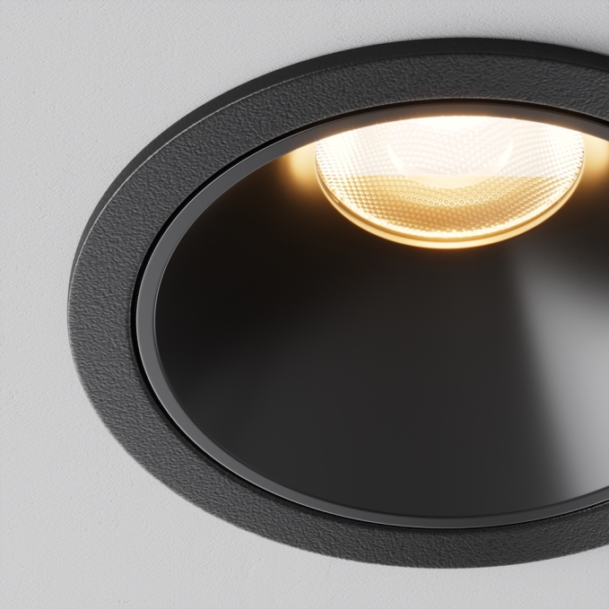 Встраиваемый светильник Альфа / Alfa LED 10 Вт 2700 К 60°, DL043-01-10W2.7K-RD-B, изображение 3 Встраиваемый светильник Альфа / Alfa LED 10 Вт 2700 К 60°, DL043-01-10W2.7K-RD-B, изображение 3