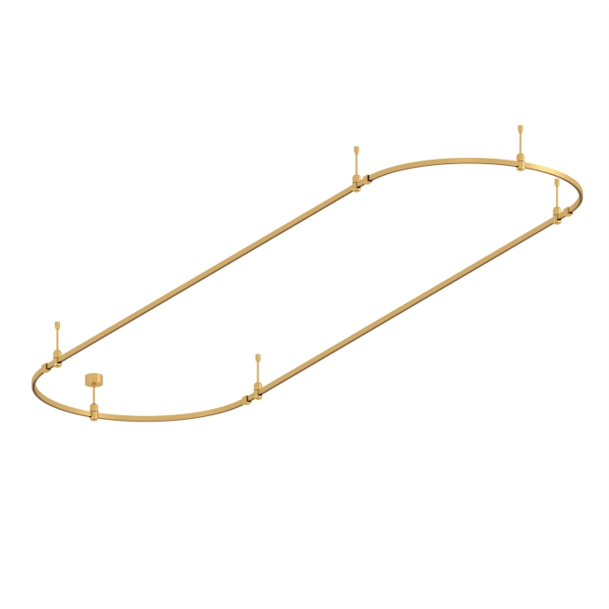 Основание ART-APRIORI-OVAL-ROD-200-3000x1000 (GD), Arlight, 048502, изображение 2 Основание ART-APRIORI-OVAL-ROD-200-3000x1000 (GD), Arlight, 048502, изображение 2