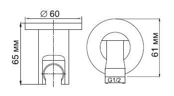 Подключение шланга WasserKRAFT A022 Подключение шланга WasserKRAFT A022