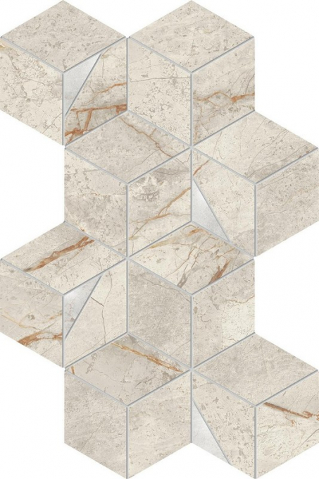 Мозаика Atlas Concorde Marvel Diva White Everest Mosaico Hex Lapp. 40.3x23.3, AYLR Мозаика Atlas Concorde Marvel Diva White Everest Mosaico Hex Lapp. 40.3x23.3, AYLR