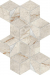 Мозаика Atlas Concorde Marvel Diva White Everest Mosaico Hex Lapp. 40.3x23.3, AYLR