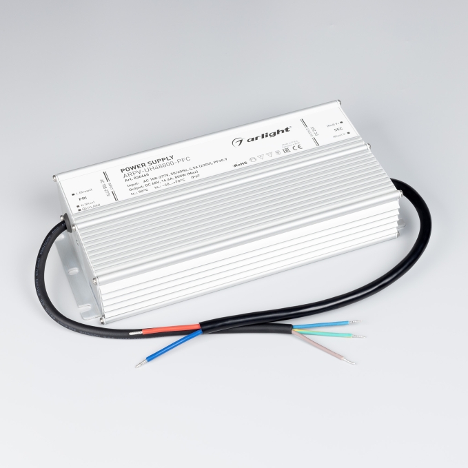 Блок питания ARPV-UH48800-PFC (48V, 16.6A, 800W), Arlight, 034465, изображение 2 Блок питания ARPV-UH48800-PFC (48V, 16.6A, 800W), Arlight, 034465, изображение 2