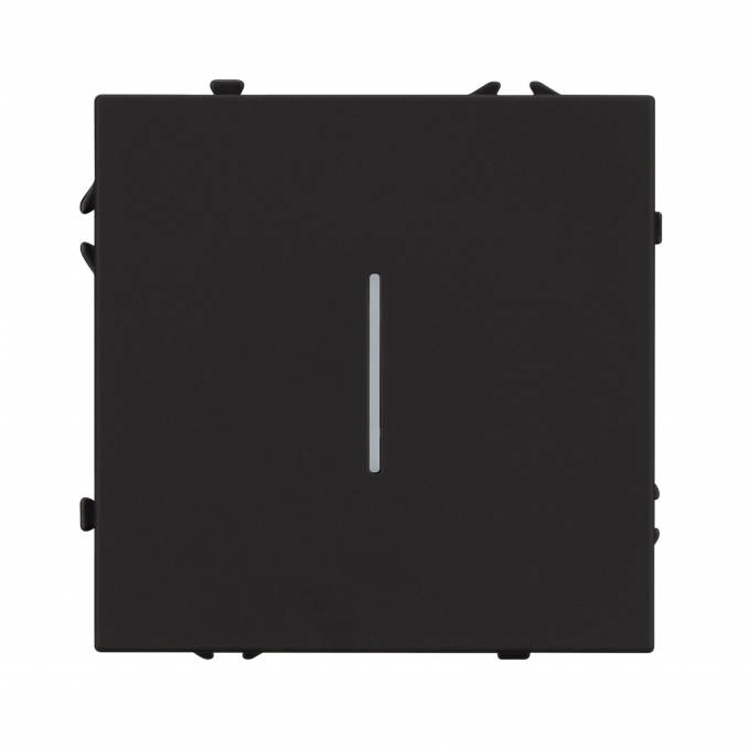 Механизм выключателя одноклавишный непроходной LED SWT-NOBE-MK01-SFPL-L-BK (230V, 10A), Arlight, 054258, изображение 2 Механизм выключателя одноклавишный непроходной LED SWT-NOBE-MK01-SFPL-L-BK (230V, 10A), Arlight, 054258, изображение 2