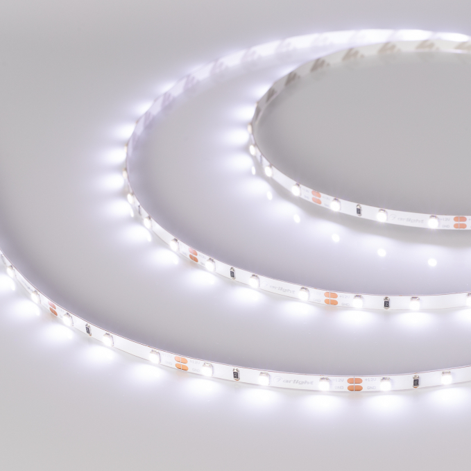 Светодиодная лента RT-A60-5mm 12V Cool 15K (4.8 W/m, IP20, 2835, 5m), Arlight, 015215(2), изображение 1 Светодиодная лента RT-A60-5mm 12V Cool 15K (4.8 W/m, IP20, 2835, 5m), Arlight, 015215(2), изображение 1