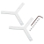 Соединитель профиля LINIA32-FANTOM-Y120 Set, Arlight, 049981