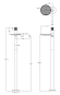 Смеситель напольный Boheme Stick 120-NB-MR-GR никель Смеситель напольный Boheme Stick 120-NB-MR-GR никель