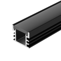 Профиль FLOOR18-H15-3000 ANOD BLACK, Arlight, 045672