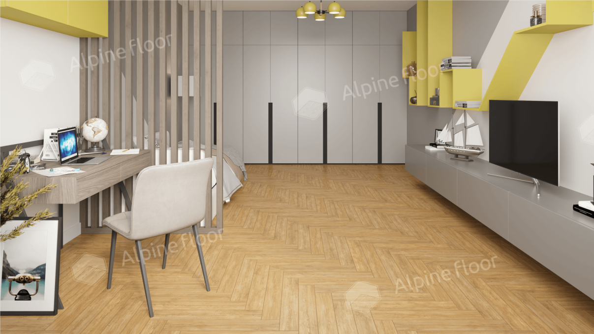 Ламинат Alpine Floor Herringbone 8 Pro Дуб Тулуза, LF102-4