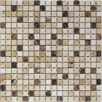 Мозаика Bonaparte Mosaics Turin-15 Slim Pol 30.5x30.5 (15*15*4)