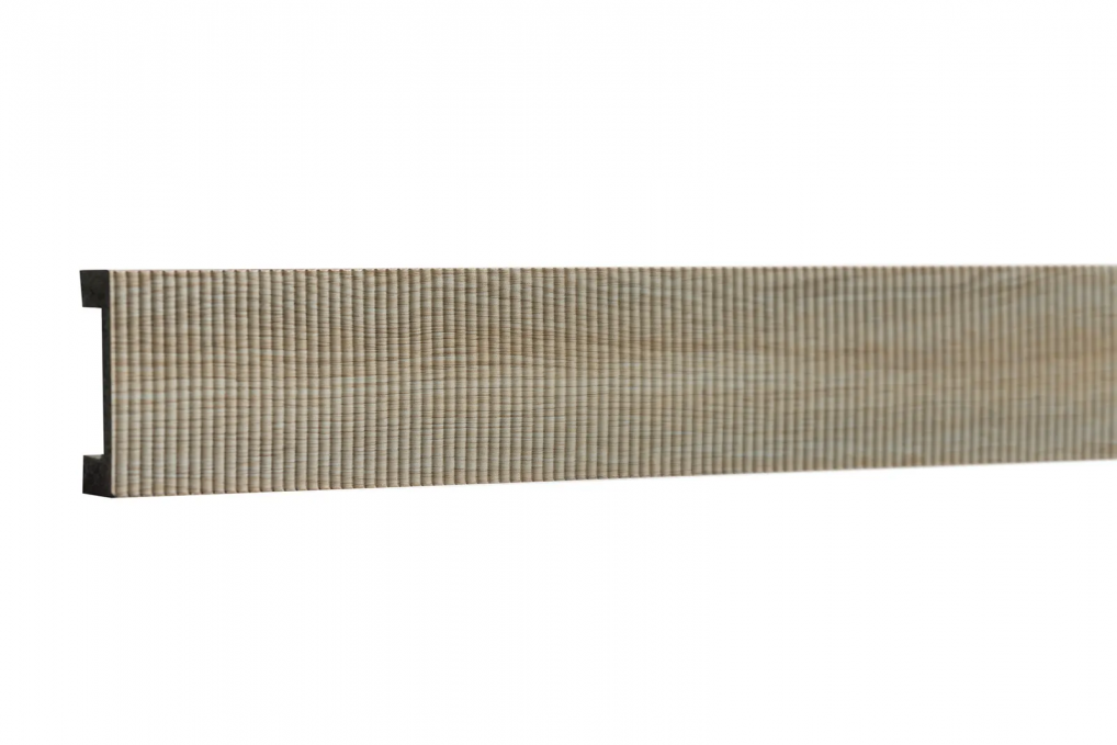Декоративная рейка Decor-Dizayn 618-65PR, 40x15x3000 мм