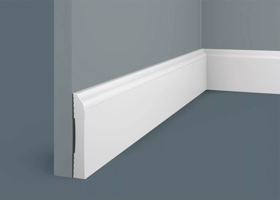 Плинтус Cosca Decor PX030, 82х13x2000 мм, Экополимер