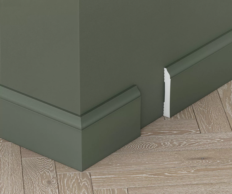 Плинтус Cosca Decor PX030, 82х13x2000 мм, Экополимер
