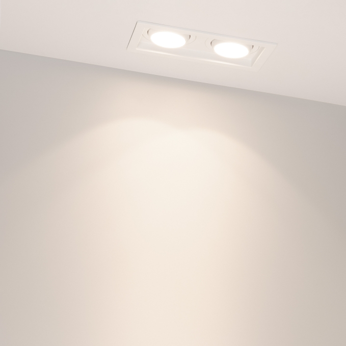Светильник MS-VORTEX-BUILT-S170x90-2x12W Day4000 (WH-WH, 20 deg, 230V), Arlight, 057770, изображение 4 Светильник MS-VORTEX-BUILT-S170x90-2x12W Day4000 (WH-WH, 20 deg, 230V), Arlight, 057770, изображение 4