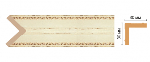 Угол Decomaster 116-1028 ДМ, 30x30x2400 мм Угол Decomaster 116-1028 ДМ, 30x30x2400 мм