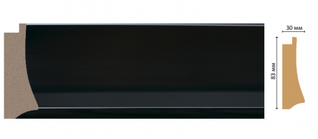 Багет Decomaster 552-195, 83x30x2900 мм