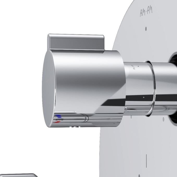Смеситель для ванны и душа AM.PM X-Joy F85A95600 хром встраиваемый, термостат Смеситель для ванны и душа AM.PM X-Joy F85A95600 хром встраиваемый, термостат