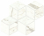 Мозаика Atlas Concorde Marvel Shine Calacatta Prestigio Mos. Esagono Lapp 30x35, A42W