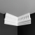 Угол внутренний для потолочного плинтуса Де-Багет ДП 35/100