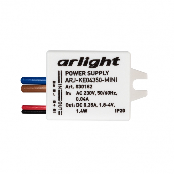 Блок питания ARJ-KE04350-MINI (1.4W, 350mA), Arlight, 030182, изображение 2 Блок питания ARJ-KE04350-MINI (1.4W, 350mA), Arlight, 030182, изображение 2