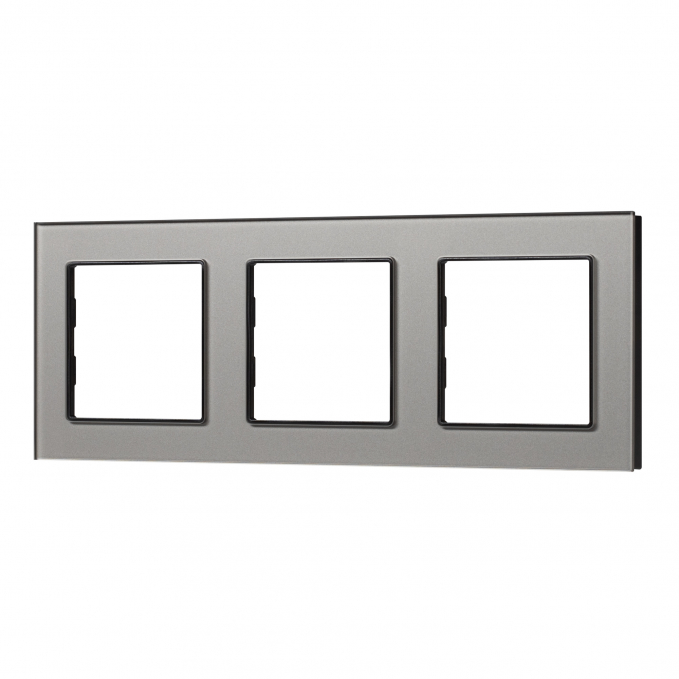Рамка стеклянная FRM-GLARE-GS-3-GR, Arlight, 043801, изображение 1 Рамка стеклянная FRM-GLARE-GS-3-GR, Arlight, 043801, изображение 1