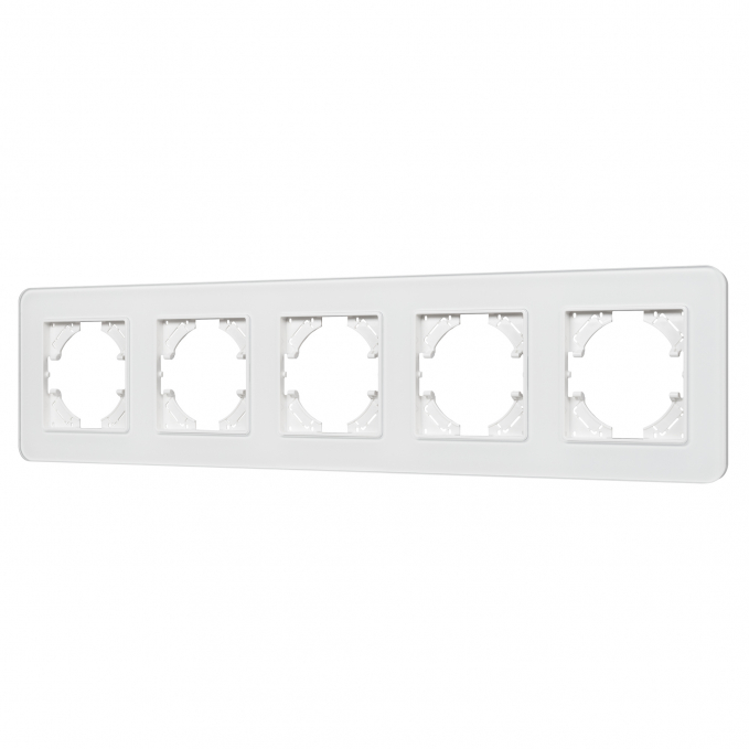 Рамка стеклянная FRM-OMALI-GS-5-WH, Arlight, 049704, изображение 1 Рамка стеклянная FRM-OMALI-GS-5-WH, Arlight, 049704, изображение 1