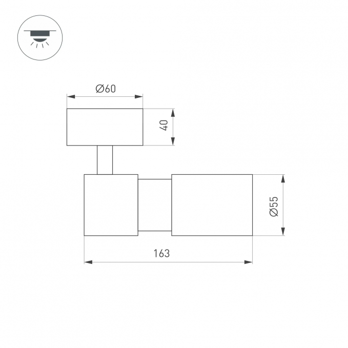 Светильник SP-ARTEMIS-SURFACE-FLAP-R55-12W Warm2700 (BK, 8-80 deg, 230V), Arlight, 062105 Светильник SP-ARTEMIS-SURFACE-FLAP-R55-12W Warm2700 (BK, 8-80 deg, 230V), Arlight, 062105