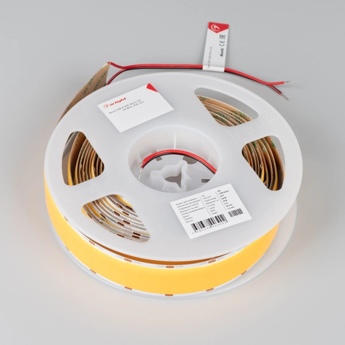 Светодиодная лента COB-X1600-30mm 24V Warm3500 (40 W/m, IP20, 5m), Arlight, 052222, изображение 3 Светодиодная лента COB-X1600-30mm 24V Warm3500 (40 W/m, IP20, 5m), Arlight, 052222, изображение 3