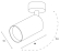 Спот Focus 0090, Hesby Lighting, HSBL_0090, схема товара
