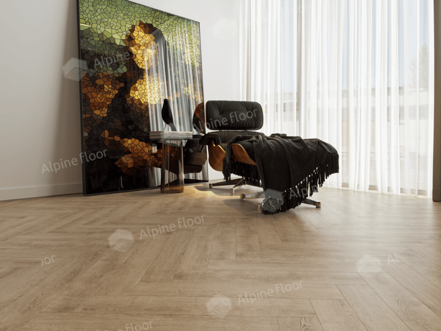 Ламинат Alpine Floor Herringbone 8 Pro Дуб Прованс, LF102-7 Ламинат Alpine Floor Herringbone 8 Pro Дуб Прованс, LF102-7
