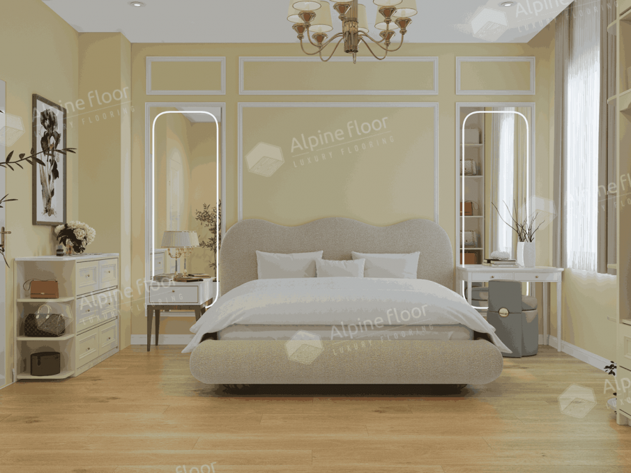 Инженерный кварцвиниловый ламинат Alpine Floor Premium 12 Дуб Аврора, ECO 24-4 Инженерный кварцвиниловый ламинат Alpine Floor Premium 12 Дуб Аврора, ECO 24-4