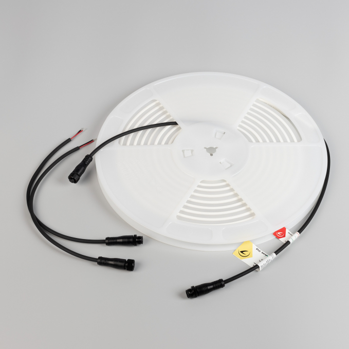Светодиодная лента герметичная WAVE-TOP-PU-A144-10x10mm 24V White5700 (5 W/m, IP68, 5m, wire x2), Arlight, 052432, изображение 1 Светодиодная лента герметичная WAVE-TOP-PU-A144-10x10mm 24V White5700 (5 W/m, IP68, 5m, wire x2), Arlight, 052432, изображение 1