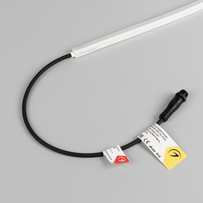 Светодиодная лента герметичная WAVE-TOP-PU-A144-10x10mm 24V White5700 (5 W/m, IP68, 5m, wire x2), Arlight, 052432, изображение 3 Светодиодная лента герметичная WAVE-TOP-PU-A144-10x10mm 24V White5700 (5 W/m, IP68, 5m, wire x2), Arlight, 052432, изображение 3