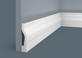 Плинтус Cosca Decor PX017, 95х20x2000 мм, Экополимер