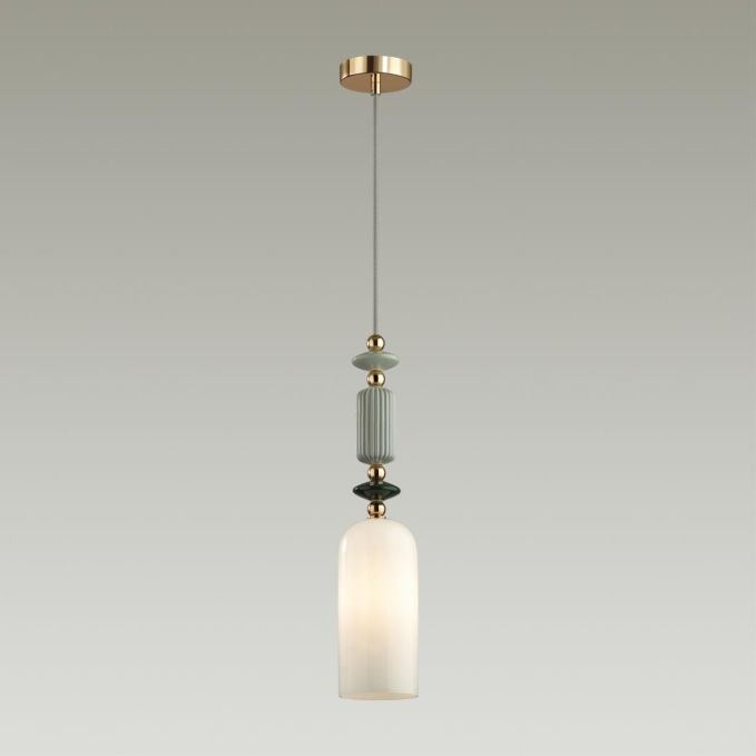 Подвес E14 1*40W 4861/1D CANDY CLASSIC ODL_EX22 131 ODEON LIGHT 4861/1D, фото на цветном фоне 1