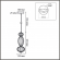Подвес LED 8W 3000/4000/6000K 220V LIALDA LEDIO LN26 376 LUMION 8369/15L, схема товара Подвес LED 8W 3000/4000/6000K 220V LIALDA LEDIO LN26 376 LUMION 8369/15L, схема товара
