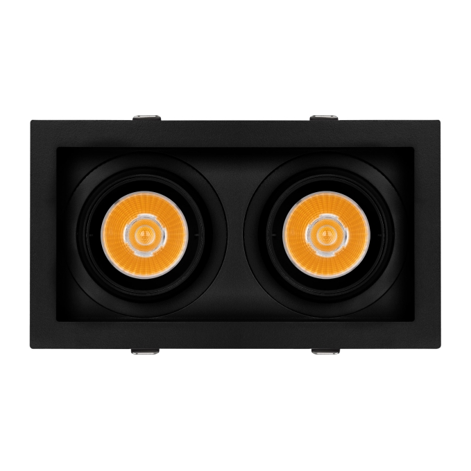 Светильник MS-VORTEX-BUILT-S210x117-2x20W Warm3000 (BK-BK, 20 deg, 230V), Arlight, 058442, изображение 6