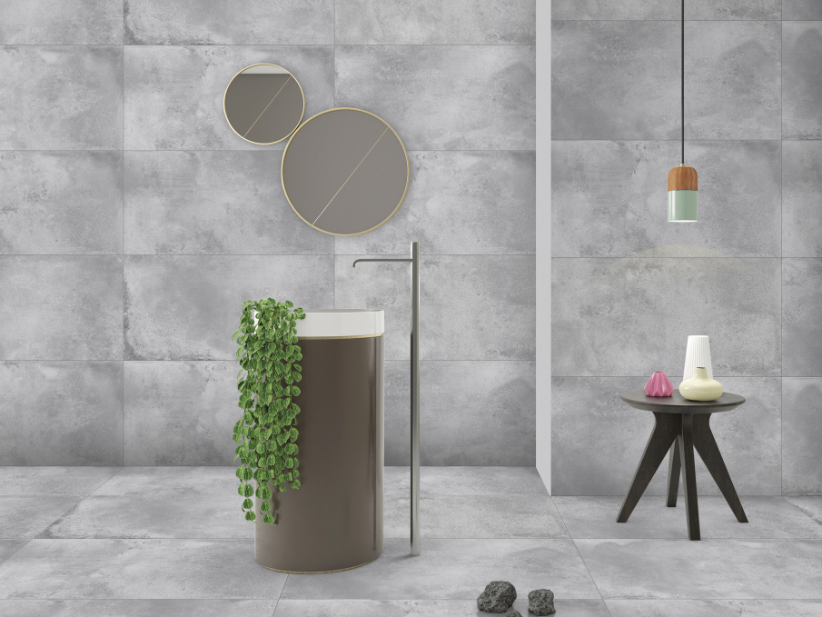 Керамогранит NT Ceramic Cemento Zett Bianco 60x60, NTT996000M Керамогранит NT Ceramic Cemento Zett Bianco 60x60, NTT996000M