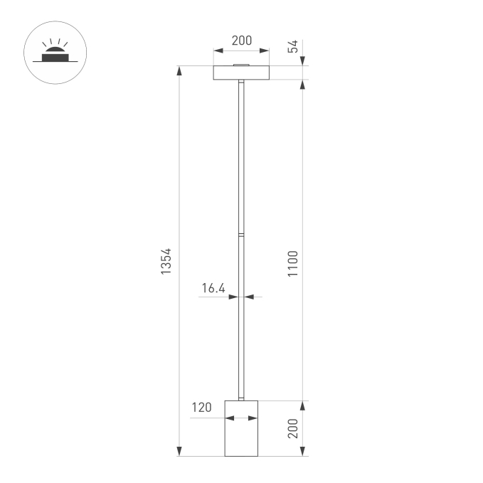 Светильник SP-SAMSARA-FLOOR-16W Warm3000 (BK, 110 deg, 230V), Arlight, 052014, изображение 5 Светильник SP-SAMSARA-FLOOR-16W Warm3000 (BK, 110 deg, 230V), Arlight, 052014, изображение 5