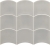 Настенная плитка Equipe Wave Grey Owl 12x12, 28834